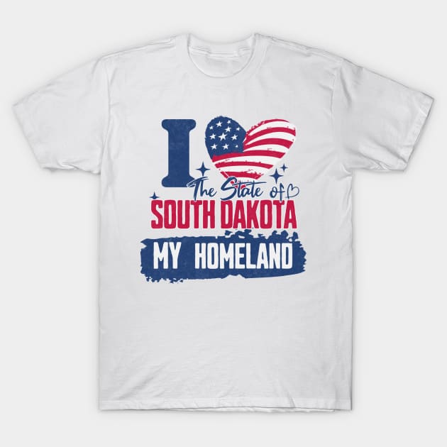 South Dakota my homeland T-Shirt by HB Shirts